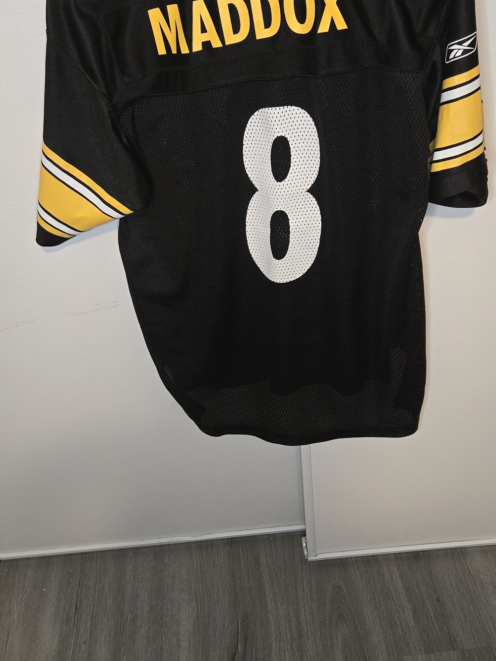 Men's NFL Reebok black mesh jersey